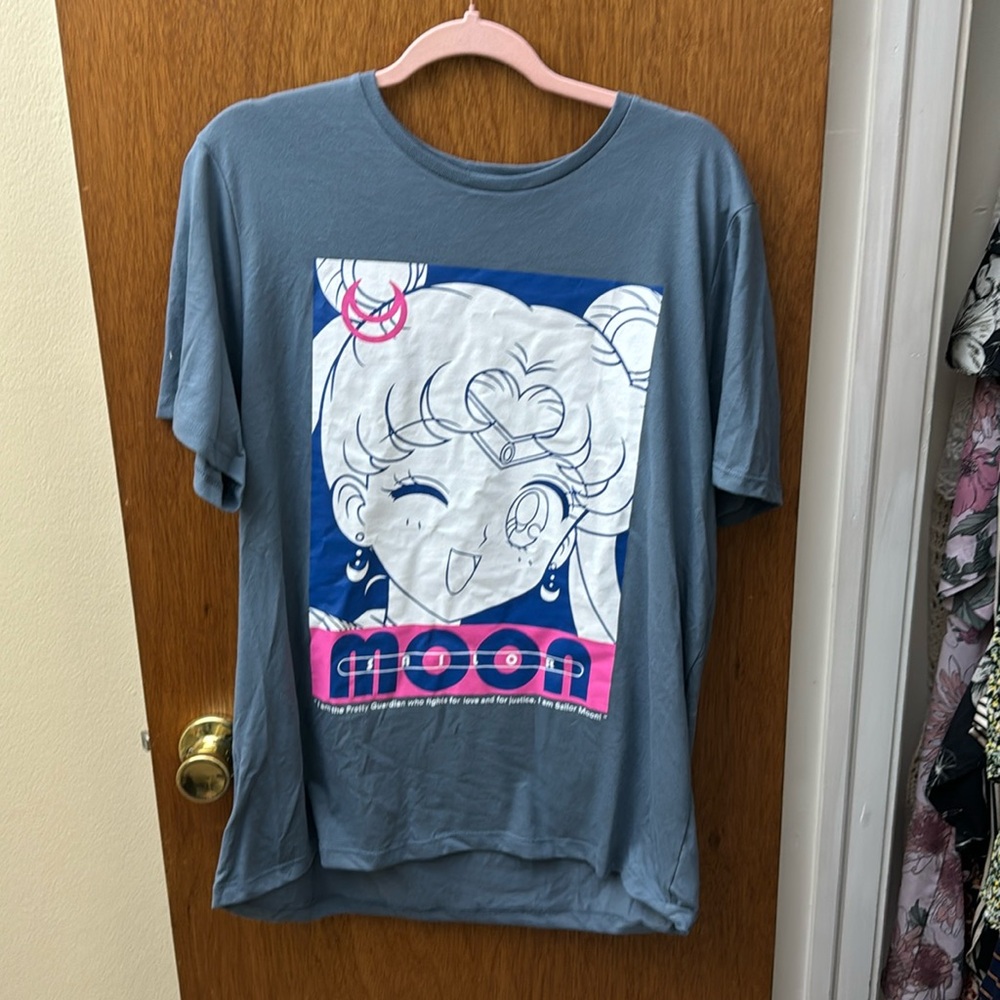 Sailor Moon Anime Blue T-shirt